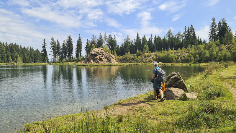 hebalmsee sommer baden mit hund