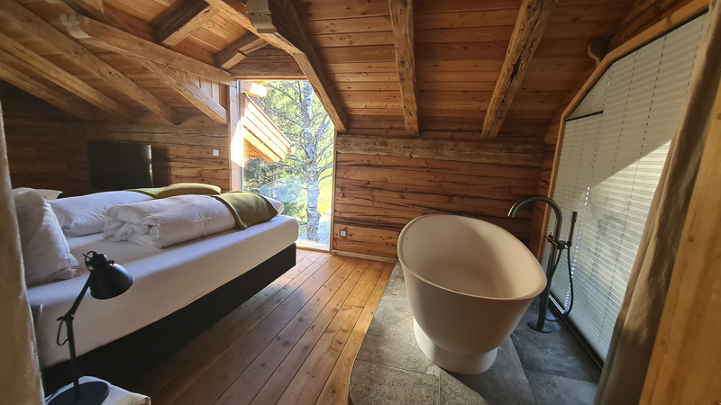 schlafzimmer waldchalet moserhof 